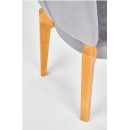 Стул HALMAR ROIS дуб медовый/серый